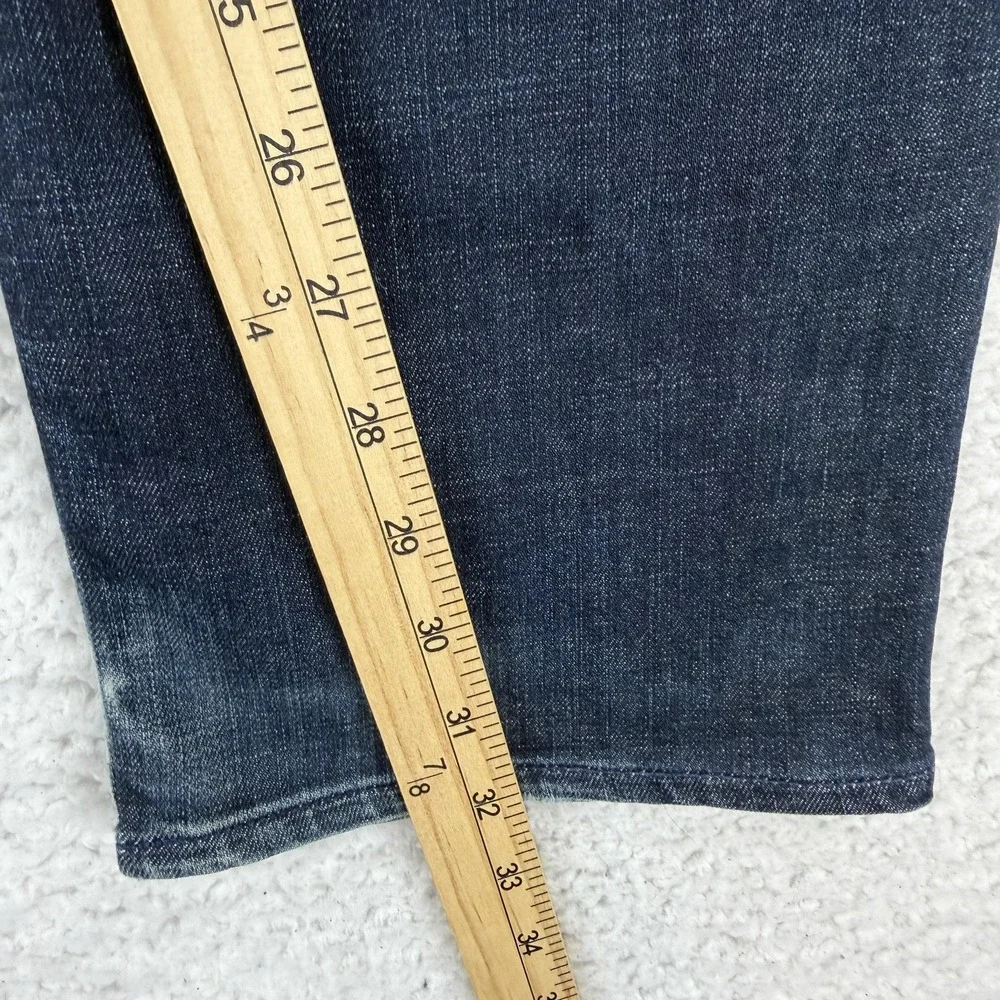 Banana Republic Rapid Movement Jeans Mens 32x32 Blue Slim Straight Stretch Denim